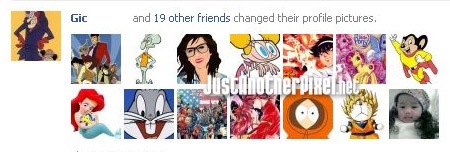 Another set of cartoon friends from Facebook - JustAnotherPixel.net
