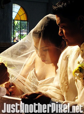 I so love this photo I took! The bride looked lovely! - JustAnotherPixel.net
