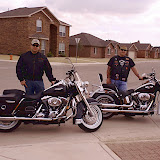 Jack and I with our Harleys Jack and I with our Harleys