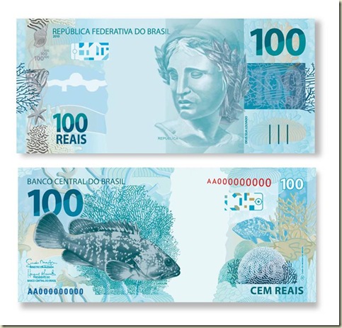 Nova cedula de 100 reais Nova cedula de 100 reais