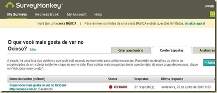 Ocioso pesquisa encerrada Ocioso pesquisa encerrada