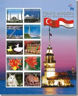 Turki - Indonesia Stamps