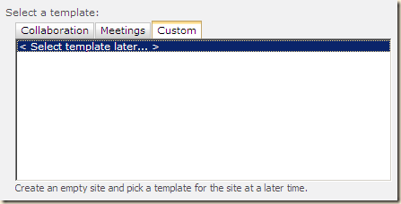 sharepoint 2010 template