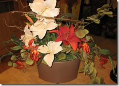 Floral Arrangement for top of coffee table