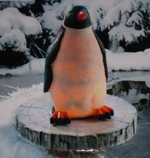 Eisfreihalter Pinguin LED Beleuchtung NEU eBay