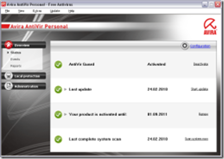 avira antivir free personal