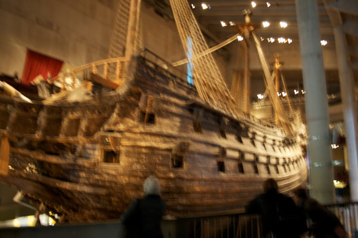 Vasa Die Vasa. Leider viel zu dunkel in dem Raum, deswegen verwackelt.
