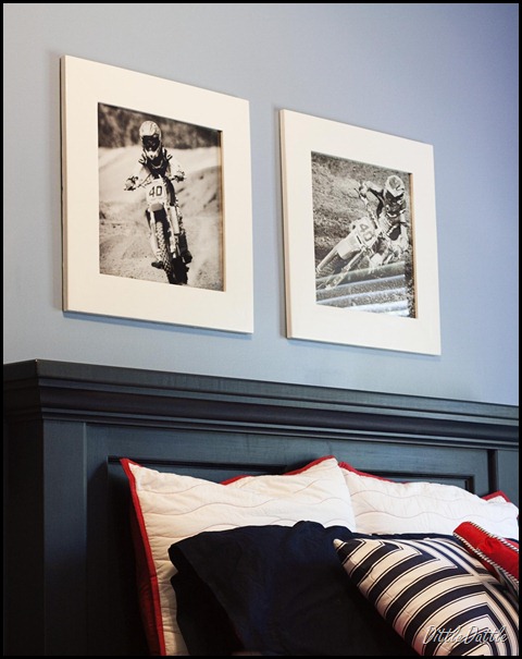 Black & White Photos in 20x20 White Frames