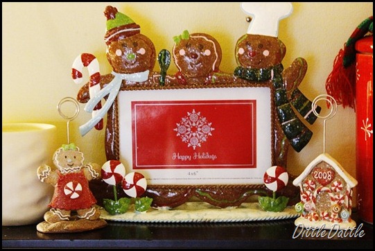 christmas kitchen display
