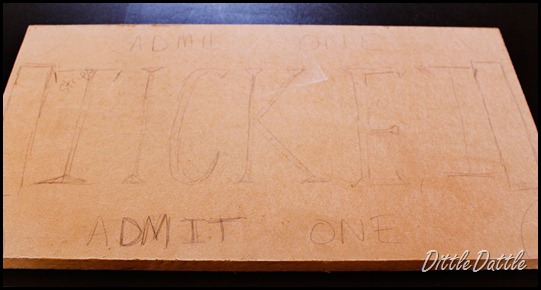 Sketching-out-Movie-ticket-stub-plaque