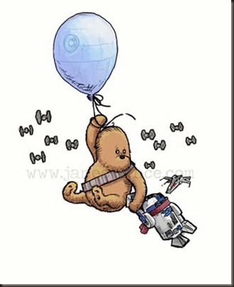 Wookie the Pooh and R2D2let