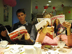 after dinner/dessert relaxing