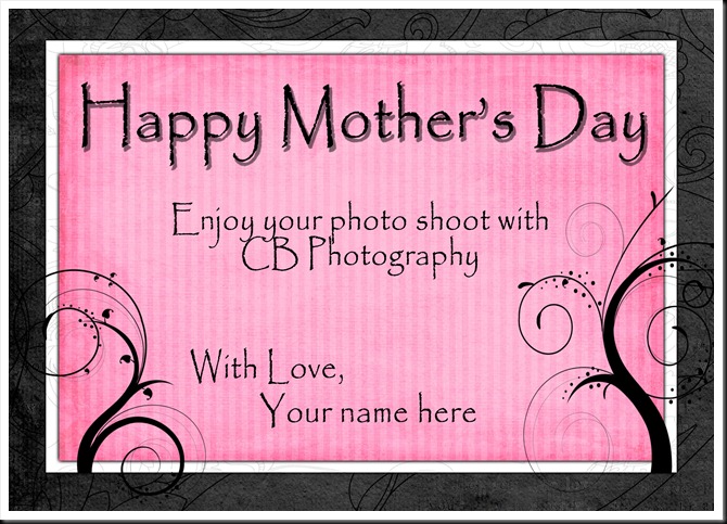 Mothers Day gift card