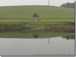 fishing hut on the scottish bank