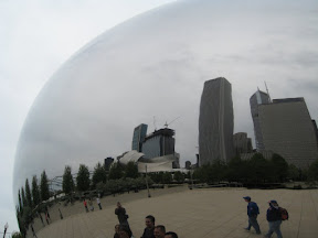 city view from the bean