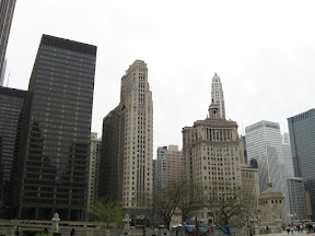 Plaza in front of Tribune. My favorite place in Chicago other than Wrigley