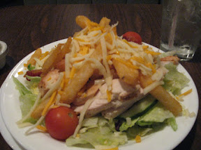 Best. Salad. Ever. Yep. those are french fries