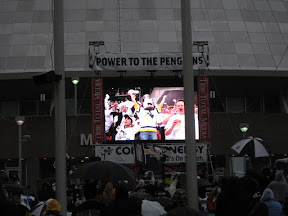 Playoffs was going on inside