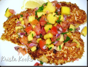 Brazilian Chicken Cutlets with Raw Tropical Sauce Krista Kooks 4