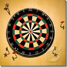 dart board missed dart board missed