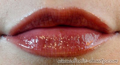 Sheer black lipstick and gloss by Three Custom Color cosmetics