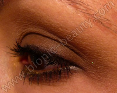 Warm smokey brown eyeshadow look by Bionic Beauty