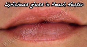 Liplicious lip gloss in Peach Nectar