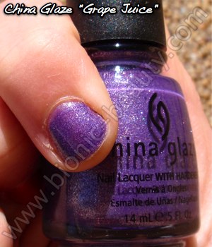 China Glaze Summer Days 2009 nail polish in Grape Juice