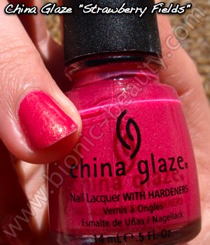 China Glaze Summer Days 2009 nail polish in Strawberry Fields