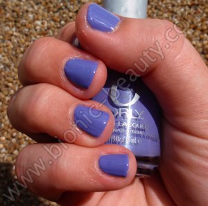 Orly's Prepster Collection nail polish swatch in Cashmere Cardigan