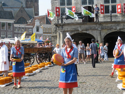 The cheese girls; they were giving out samples and posing for pictures
