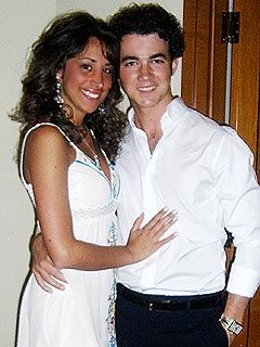 Kevin Jonas and Danielle Deleasa Kevin Jonas and Danielle Deleasa are engaged but have yet to set a date. (Photo thanks to People.com)