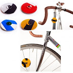 Cycle Signs By Trent Jansen - Spoke ($25) and Strap ($15) Reflectors made from recycled road signs.