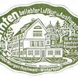 Aufkleber - "Waldschloss" Zinten