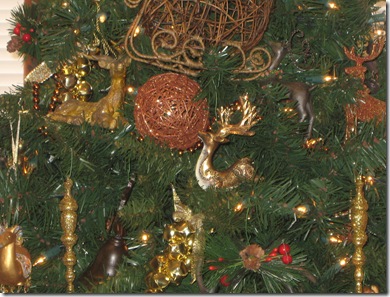 reindeer tree closeup