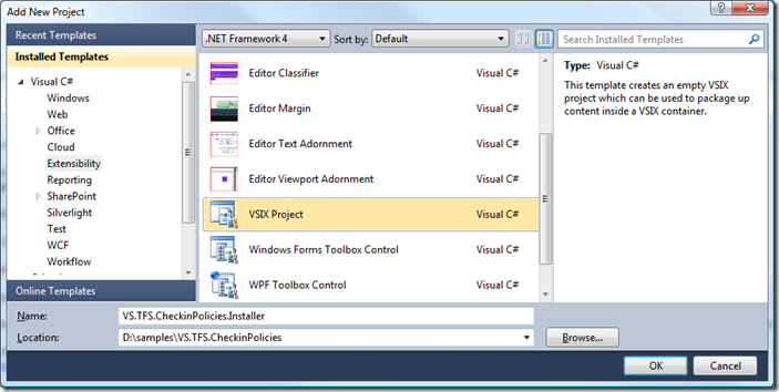 createInstaller createInstaller