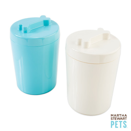These treat jars are sleek and simple. (Petsmart.com)