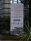 Cartel de difusión del 31° Congreso Argentino de Producción Animal