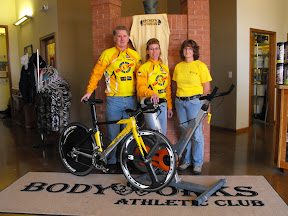 Jim, Joan, and Amy at Bodyworks
