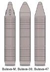 Submarine-launched weapon has capacity for up to six nuclear warheads Bulava ICBM