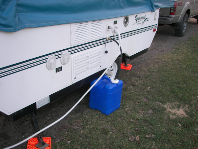 Kitchen sink outside drain/hose PopUpPortal