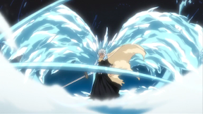 bleach_movie2: Hitsugaya e Hyourinmaru