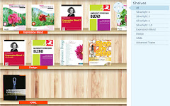 Silverlight Bookshelf Control in Action