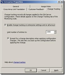 changetracking