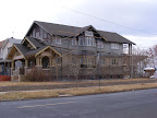 Wide view of house with painted trim