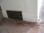 Baseboard with the original vent