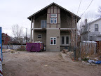 Western face of house