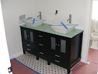 Vanity installed