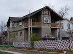 Back of house almost completely painted