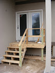 Temporary/permanent stairs for the backdoor